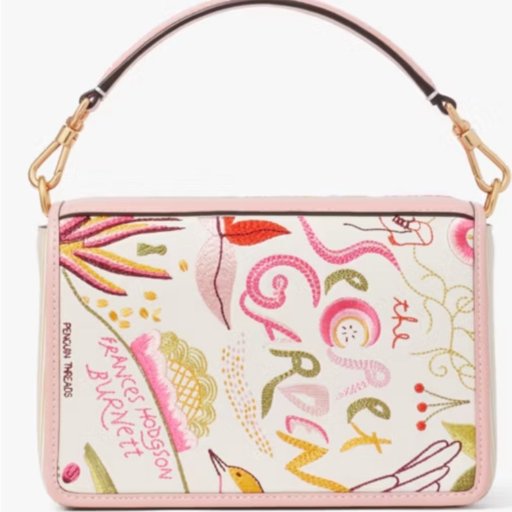 NWT Kate Spade New York Storyteller Secret Garden Embroidered Bag